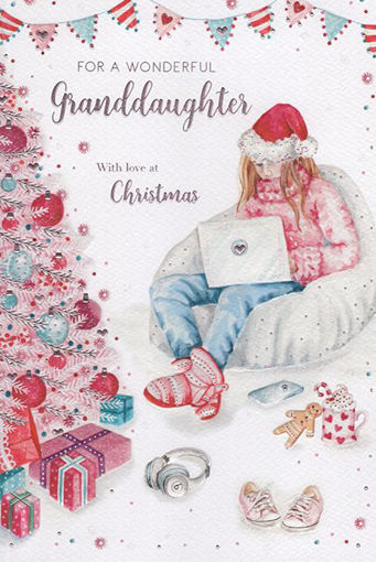 Picture of WONDERFUL GRANDDAUGHTER CHRISTMAS CARD